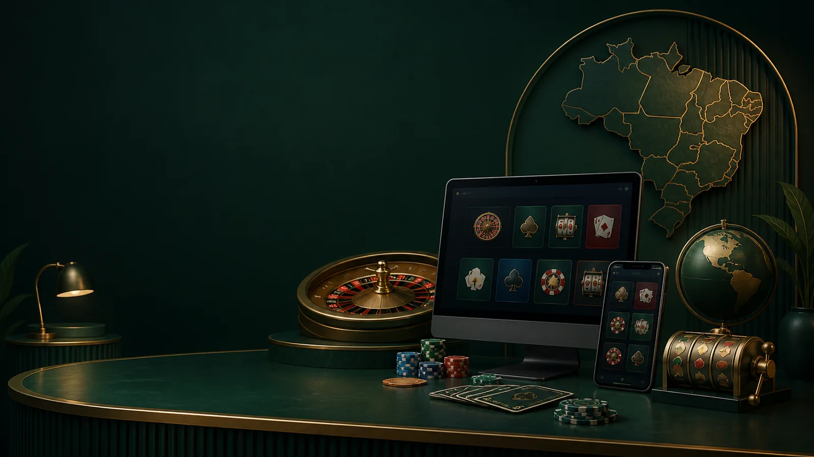 Visão editorial de cassino online para o guia n58